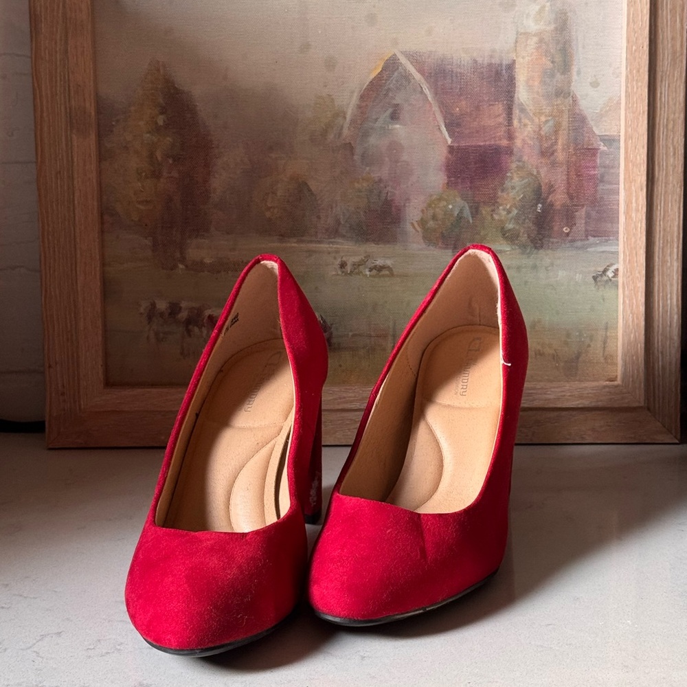 CL by Laundry Vibrant Red Heels